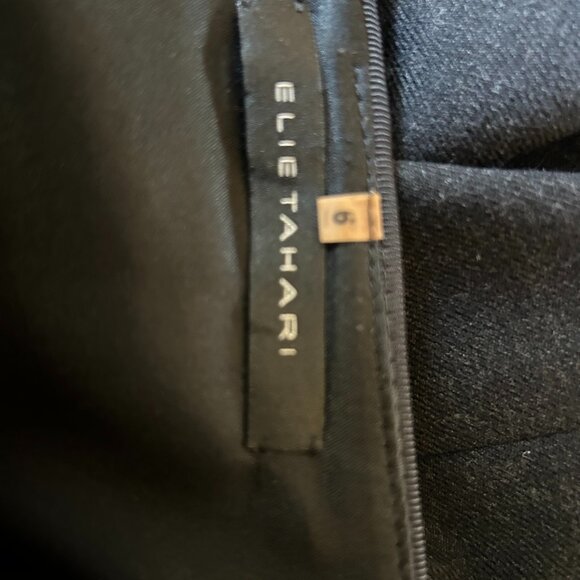 Elie Tahari Skirt – Size 6 – Classic Black with Contrast Stitching - Picture 3 of 3